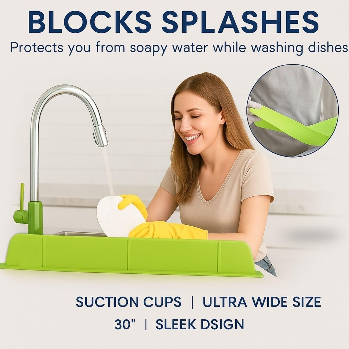 Silicone Sink Splash Guard