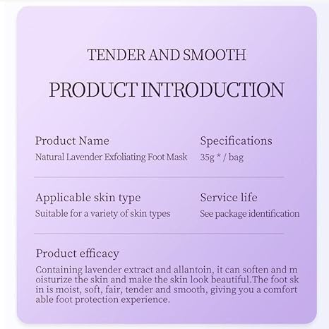 Lavender Foot Peel Mask