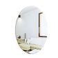 Oval Shape Adhesive Mirror Sticker for Wall