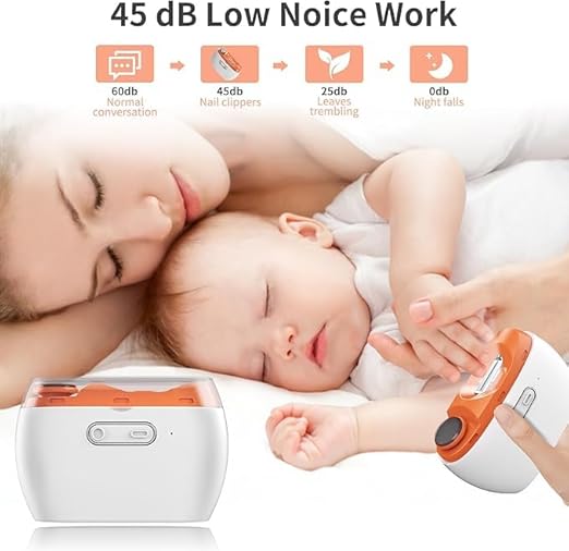 Electric Automatic Nail Clipper,2 in-1 Electric Nail Clipper and Nail Polisher