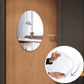Oval Shape Adhesive Mirror Sticker for Wall