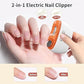 Electric Automatic Nail Clipper,2 in-1 Electric Nail Clipper and Nail Polisher
