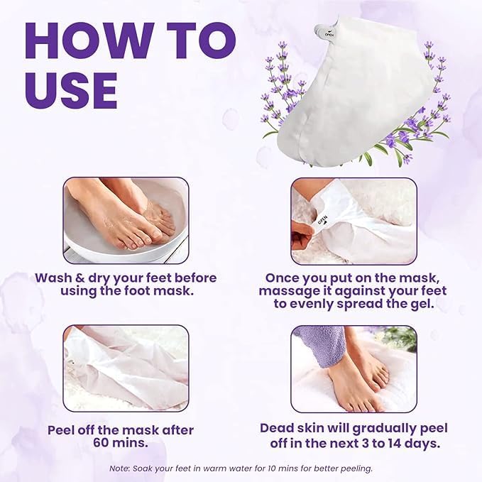 Lavender Foot Peel Mask