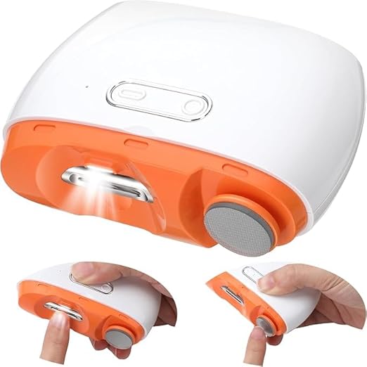 Electric Automatic Nail Clipper,2 in-1 Electric Nail Clipper and Nail Polisher