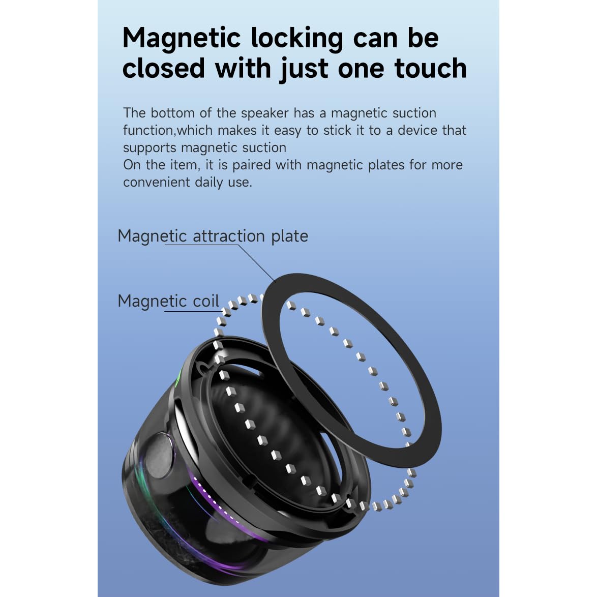 G200 Magnetic Bluetooth Speaker