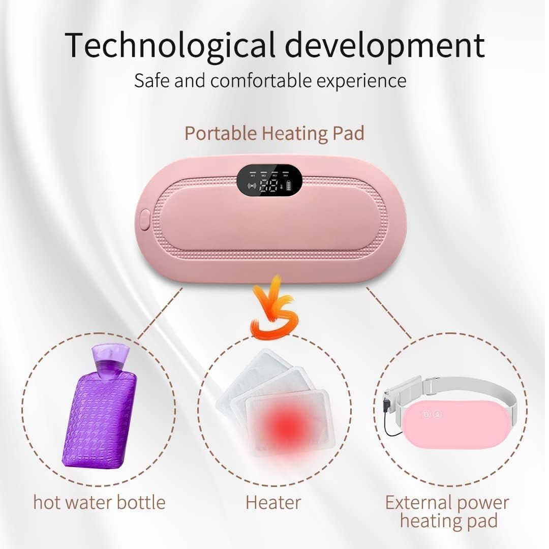 Period Cramp Relief Heating Pad Pain Device