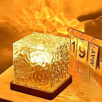 Acrylic Romantic Ocean Wave Night Light Projector Lamp