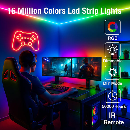 5M RGB LED Strip Light for Backlight