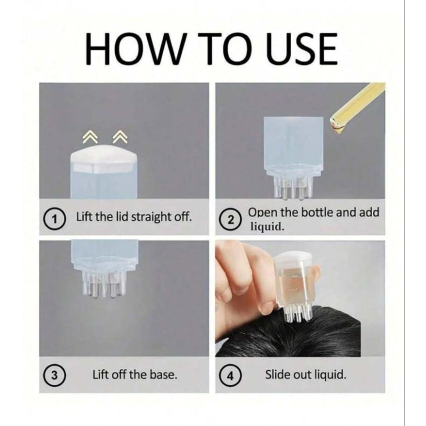 Round Shape Oil Applicator