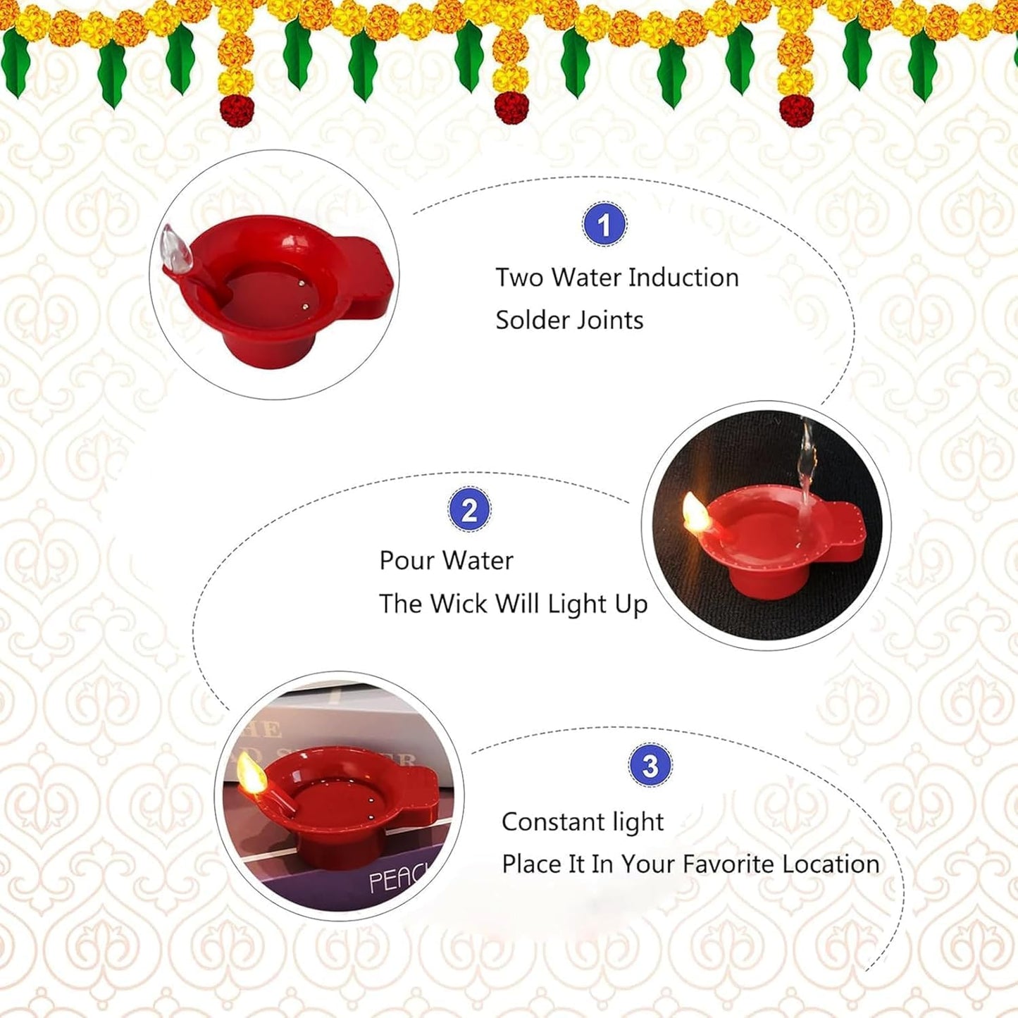 Water Sensor Diya for Home
