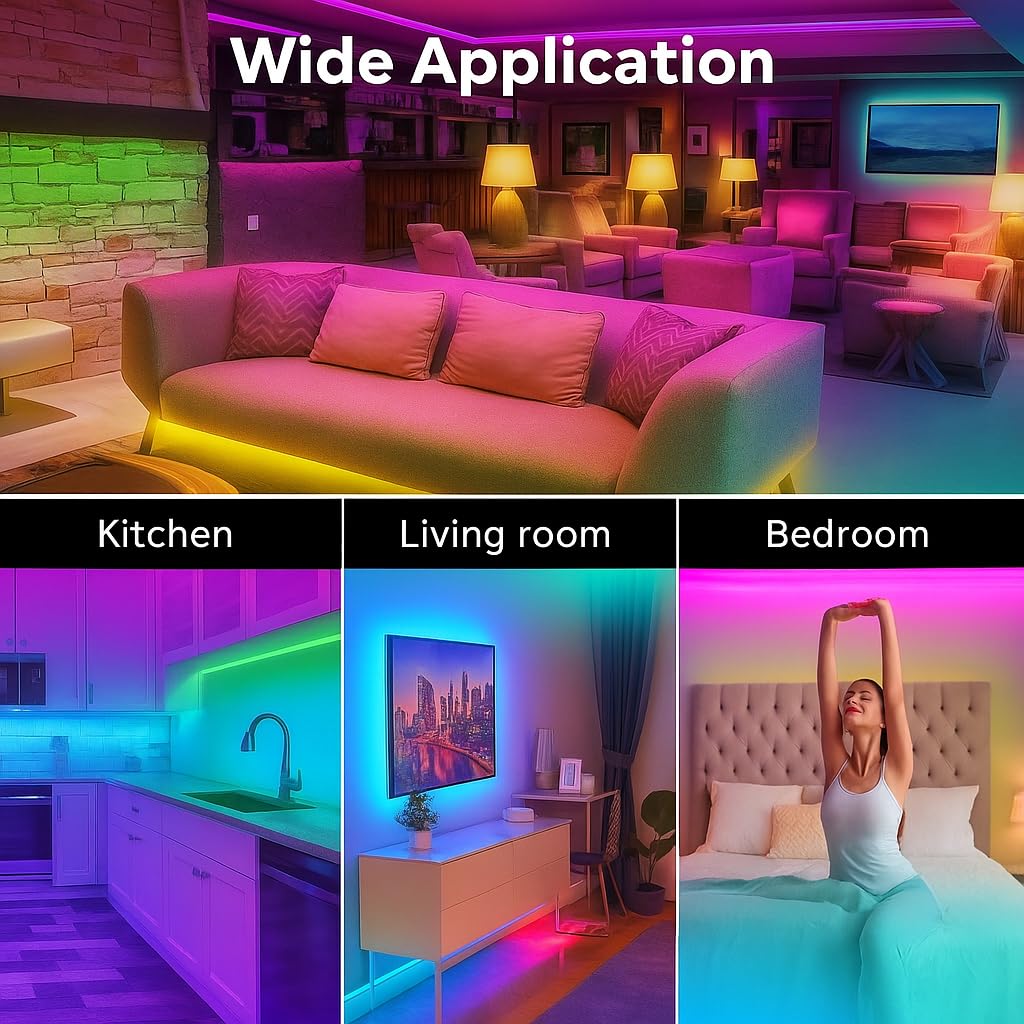 5M RGB LED Strip Light for Backlight